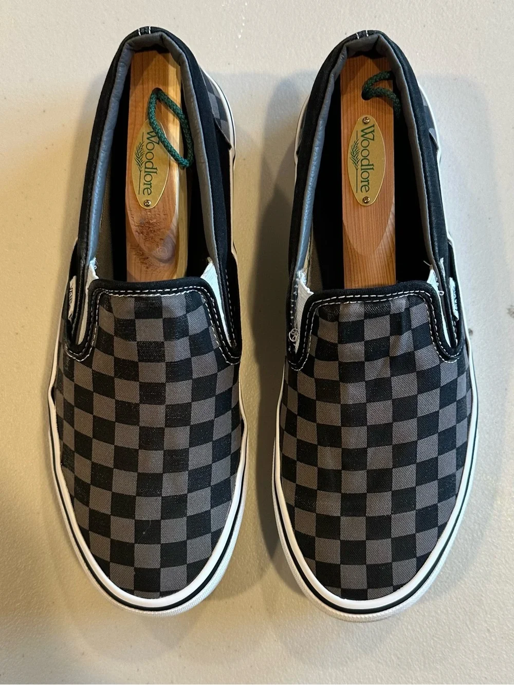 🖤 Vans Classic Slip-On Checkerboard Sneakers Men’s 9.5
